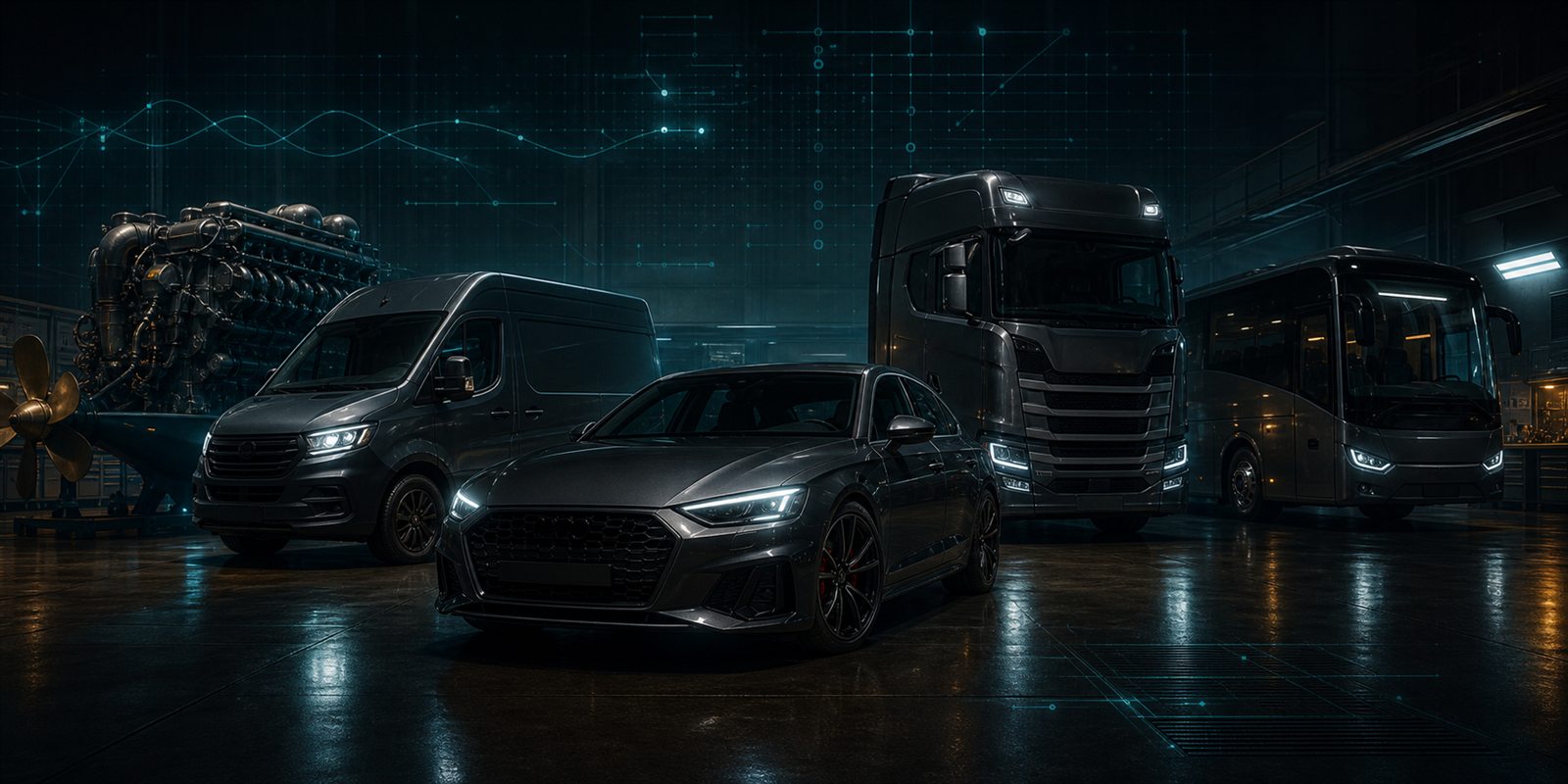 Professional vehicle diagnostics and ECU service workspace